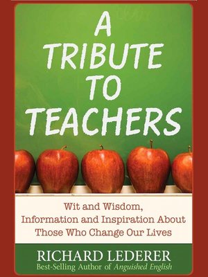 cover image of A Tribute To Teachers